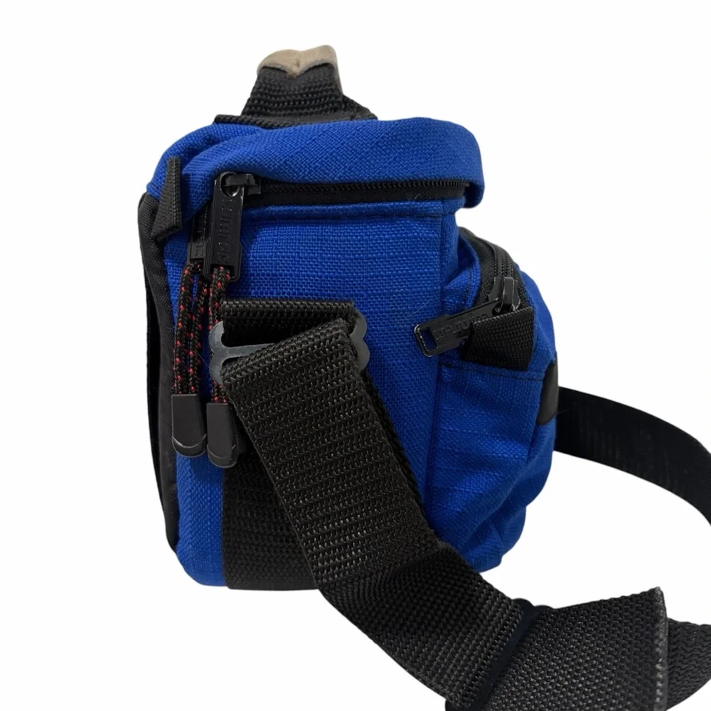 Tamrac Vintage Royal Blue Nylon Small 4 Compartment Camera Bag - Like New